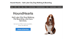 Desktop Screenshot of houndhearts.com